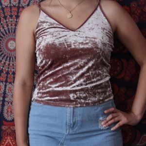 Velvet top